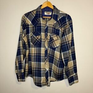 VTG Authentic Western Youngbloods Men’s Pearl Snap Shirt XL